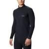 Bielizna męska Columbia BaseLayer Midweight LS 1/2 Zip-Black