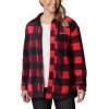 Bluza polarowa damska Columbia Benton Springs Shirt Jkt-Red Lily Check