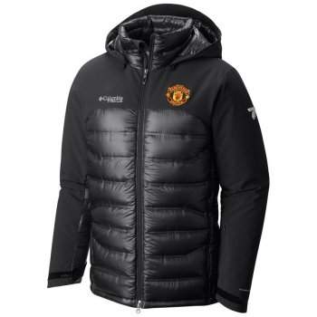 manchester united columbia heatzone 1000 turbodown hooded jacket