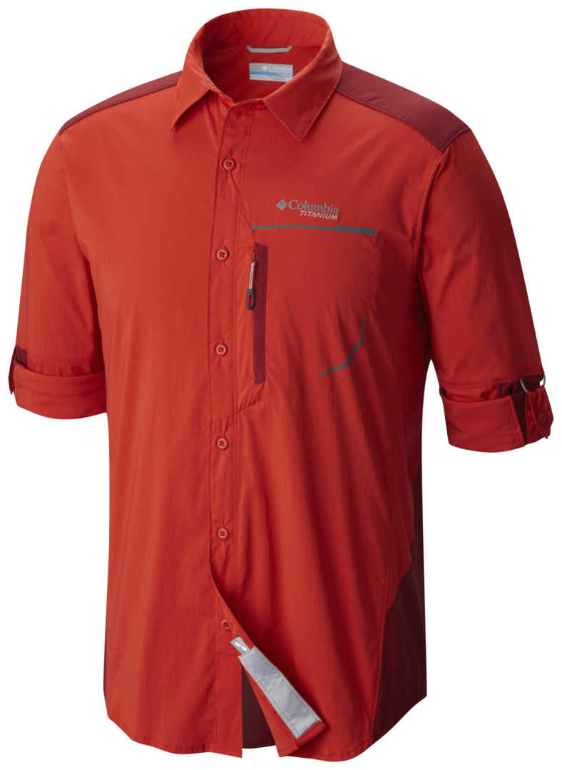 Columbia titanium 2024 long sleeve shirt