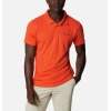 Columbia men's ZERO RULES POLO Shirt Omni Freeze-Red Quartz