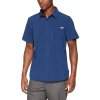 Koszula męska Columbia Triple Canyon Solid Short Sleeve Shirt - Carbon