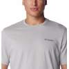 Koszulka bewełniana Columbia Rockaway River™ Back Graphic SS Tee - Columbia Grey Heather Rocky Road