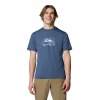 Koszulka męska Columbia Kwick Hike Graphic SS Tee - Collegiate Navy
