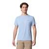 Koszulka męska Columbia Zero Rules Light SS Crew - Ripple Blue