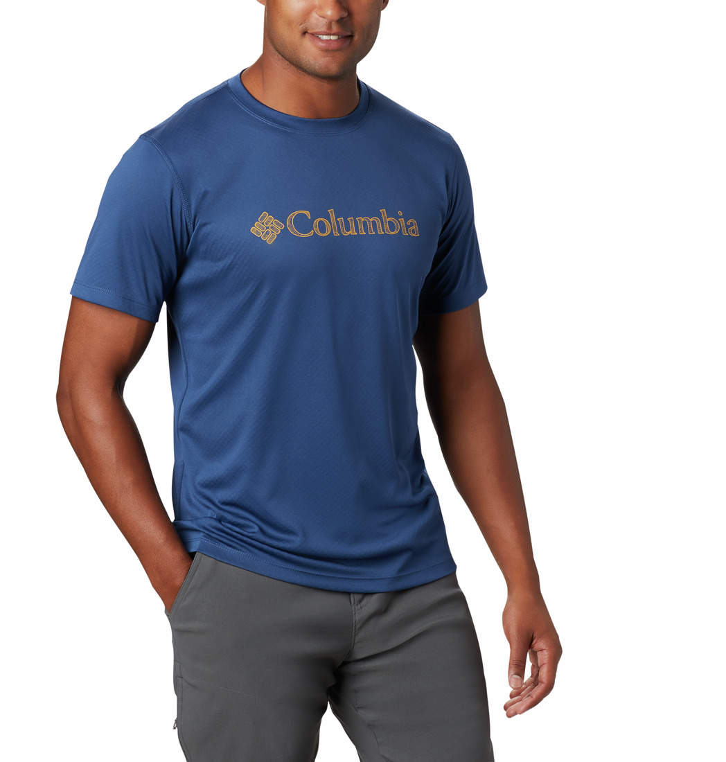 Koszulka męska Columbia Zero Rules Short Sleeve Graphic Shirt-Carbon ...