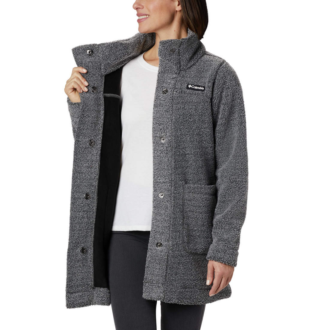 Kurtka damska Columbia PANORAMA Long Jacket-Charcoal Heather - Sklep  internetowy Polstor.pl