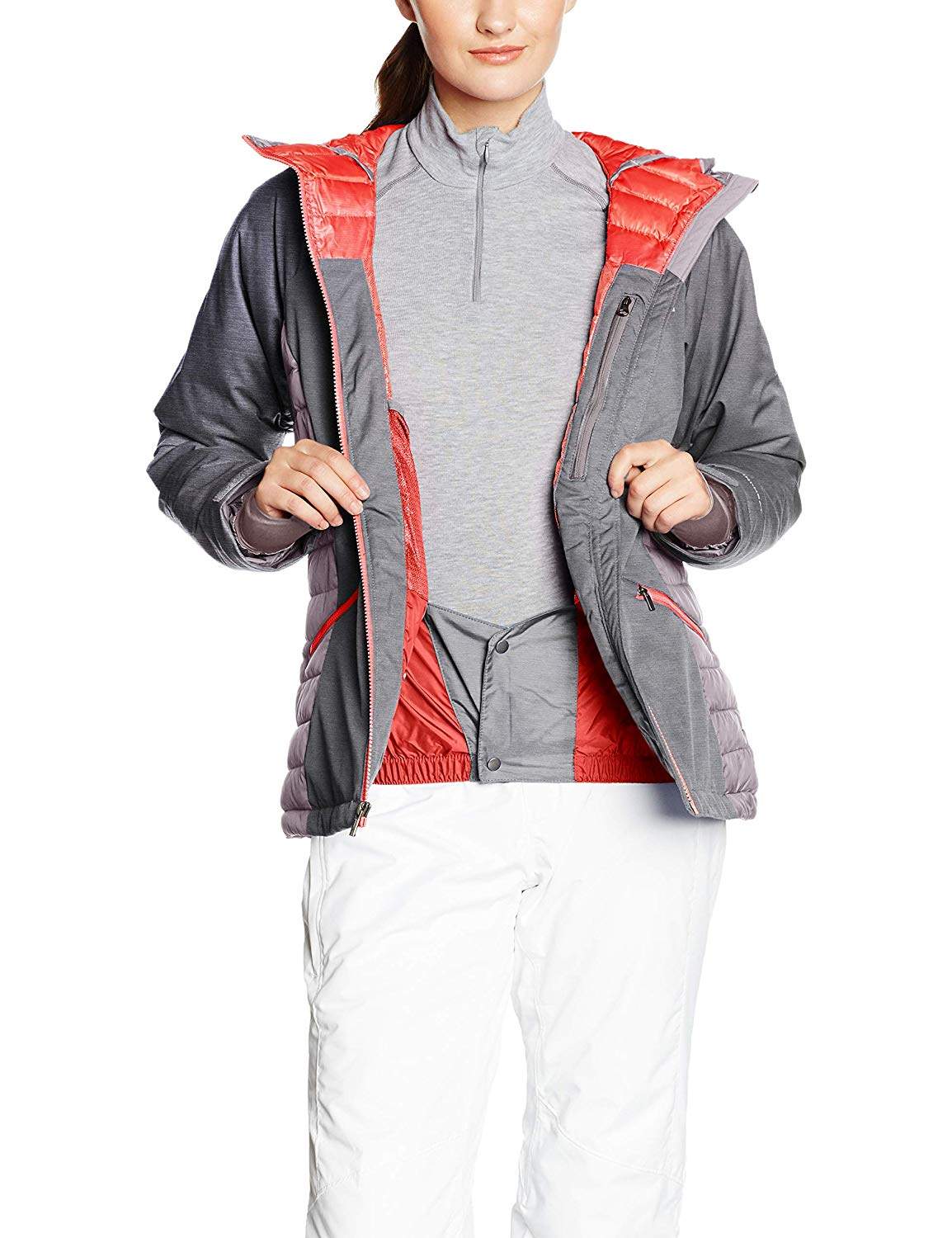 Kurtka damska Columbia SALCANTAY HOODED Jacket Astral Twill Print Sklep internetowy Polstor.pl