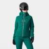Kurtka narciarska damska Helly Hansen ALPHELIA LIFALOFT JACKET - Emerald