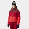 Kurtka narciarska damska Helly Hansen Nora Short Puffy Ski Jacket - Mars Red