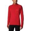 Men’s Columbia BaseLayer Midweight LS 1/2 Zip-Mountain Red