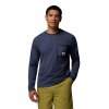 Men's Columbia Bonefish Flats Long Sleeve T-Shirt - Nocturnal
