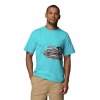 Men's Columbia Bonefish Flats Short Sleeve - Ocean Teal