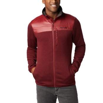 red columbia sweater