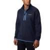 Men's Columbia CANYON POINT Sweater Fleece Haf Zip-Collegiate Navy Scout Blue