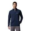 Men's Columbia Essential Hike Grid Fleece - Collegiate Navy