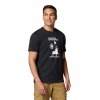Men's Columbia Explorers Canyon SS Tee - Black Naturall