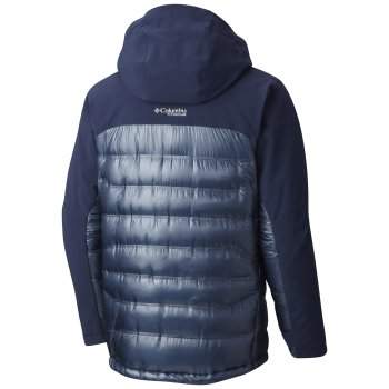 Men s Columbia Heatzone 1000 TurboDown Hooded Jacket Collegiate