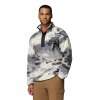 Men's Columbia Helvetia II Printed Half Snap Fleece - Shark, Dreaming