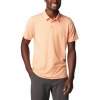 Men's Columbia Hike Polo - Apricot Fizz Heather Quick Dry T-Shirt