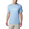 Men's Columbia Kwick Hike Graphic SS Tee-Skyler Heather Elevated High