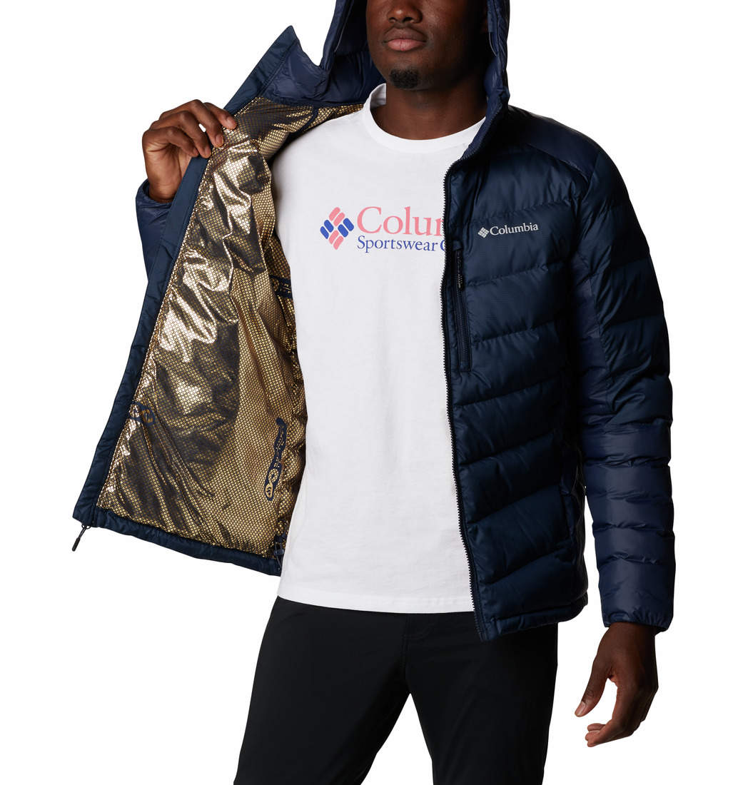 20% Men's Columbia Labyrinth Hooded Jacket-Collegiate Navy - Sklep internetowy