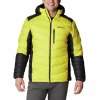 Men's Columbia Labyrinth Loop Hooded Jacket-Laser Lemon Black