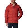 Men's Columbia Lake 22 Down Hooded Jacket-Warp Red