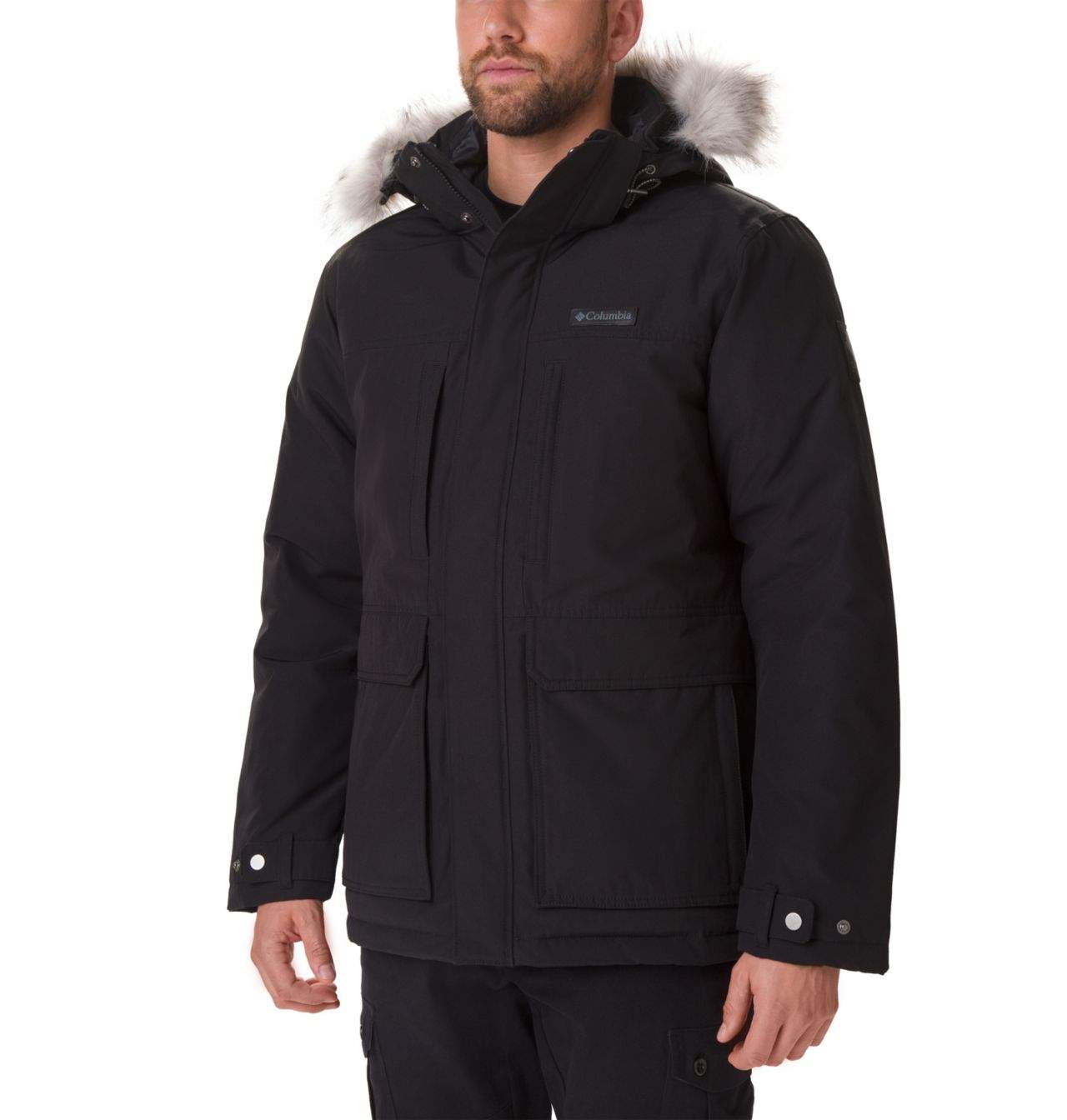 Columbia men's marquam store peak jacket black