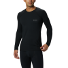 Men's Columbia MIDWEIGHT STRETCH LS TOP-Black