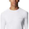 Men's Columbia MIDWEIGHT STRETCH LS TOP-White