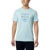 Men's Columbia NELSON POINT GRAPHIC SS Shirt-Sky Blue
