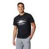 Men's Columbia Path Lake™ Graphic Tee II - Black Brush With Nature