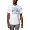 Men's Columbia Path Lake™ Graphic Tee II-White Colorful Vista