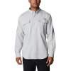 Men's Columbia PFG Blood and Guts III LS Shirt-Cool Grey