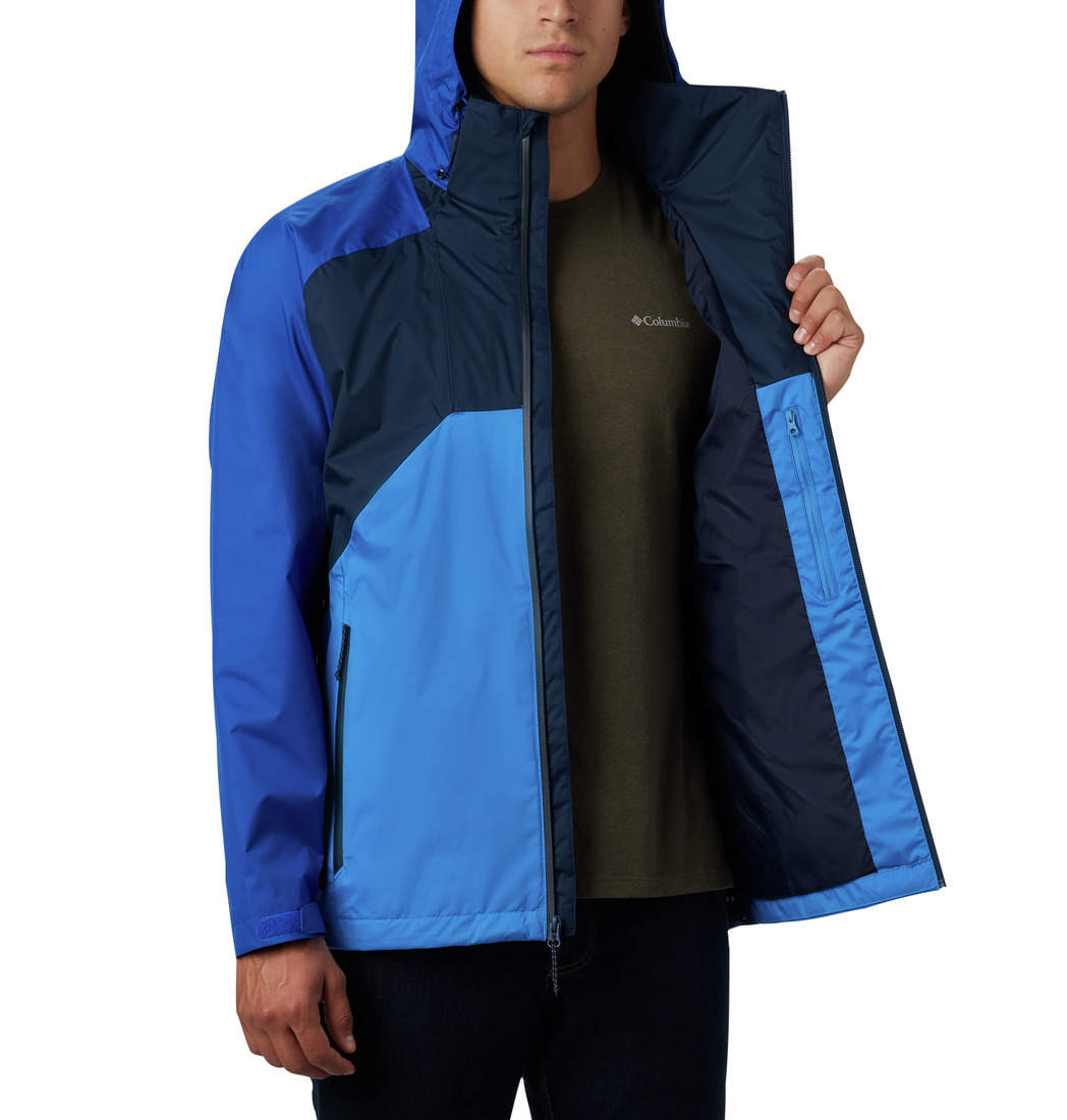 Men's Columbia RAIN SCAPE JacketCollegiate Navy Azul Sklep