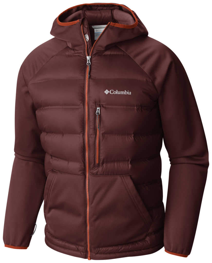 Ramble down hybrid hooded jacket clearance