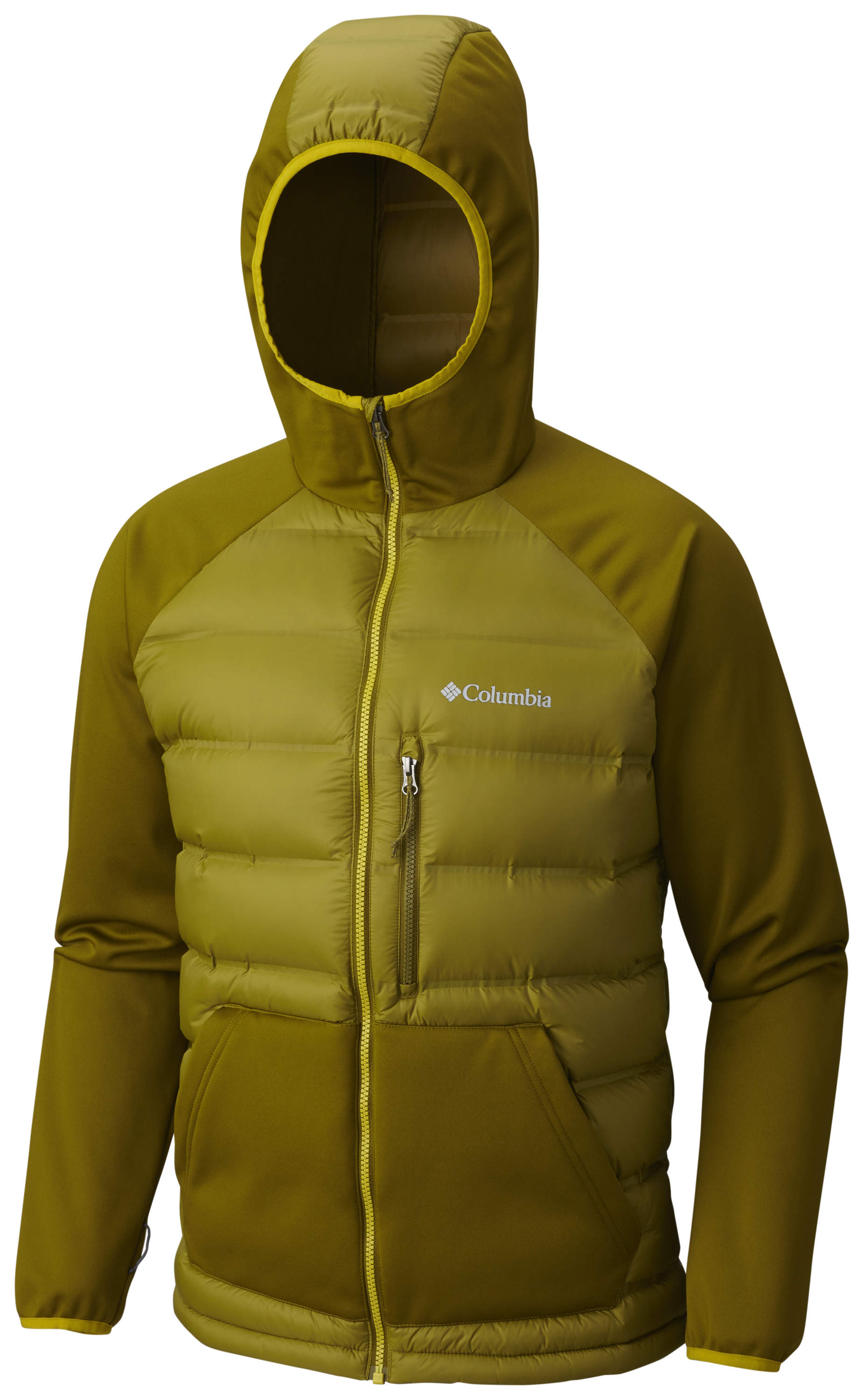 ramble down hybrid hooded jacket