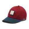 Men's Columbia ROC II Hat-Red Jasper Coll Navy Gem Patch	