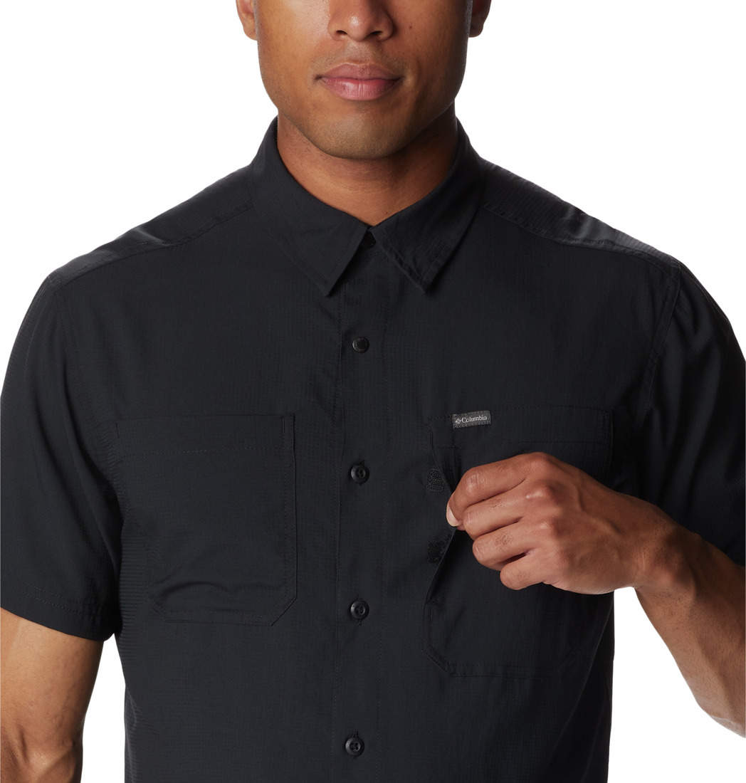 Men's Columbia Silver Ridge Utility Lite SS Shirt-Black - Sklep internetowy