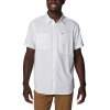 Men's Columbia Silver Ridge Utility Lite SS Shirt-White