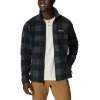 Men's Columbia Steens Mountain Printed Jacket -Black Check Print