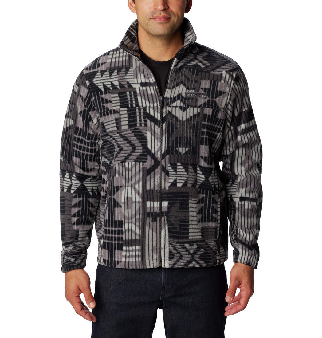 Men s Columbia Steens Mountain Printed Jacket Shark Pathways