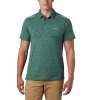 Men's Columbia TECH TRAIL Polo-Rain Forest