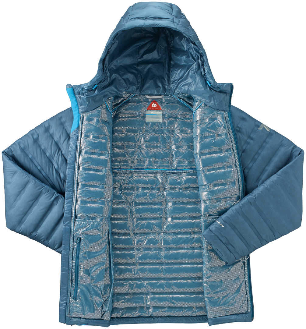 Columbia men's titan deals ridge down hooded jacket