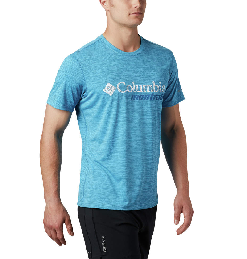 Men s Columbia TRINITY TRAIL 2.0 GRAPHIC SS Shirt Riptide Sklep internetowy Polstor.pl