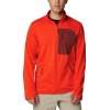 Men's Columbia Triple Canyon Grid Fleece-Spicy