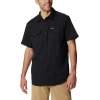 Men's Columbia Utilizer Solid S/S Shirt-Black