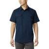 Men's Columbia Utilizer Solid S/S Shirt-Collegiate Navy
