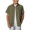 Men's Columbia Utilizer Solid S/S Shirt-Stone Green